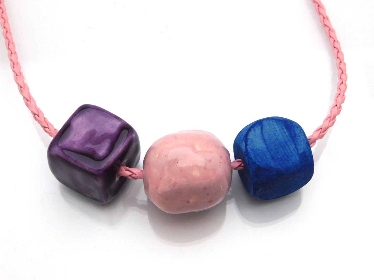 " Kockák " kerámia ékszer