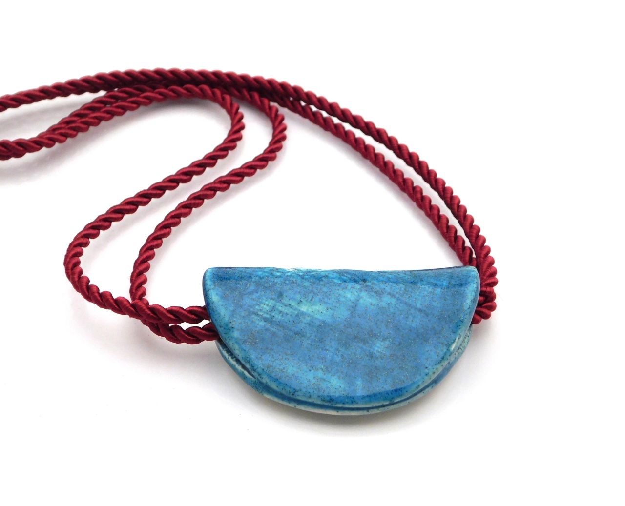 " Türkiz forma " kerámia medál