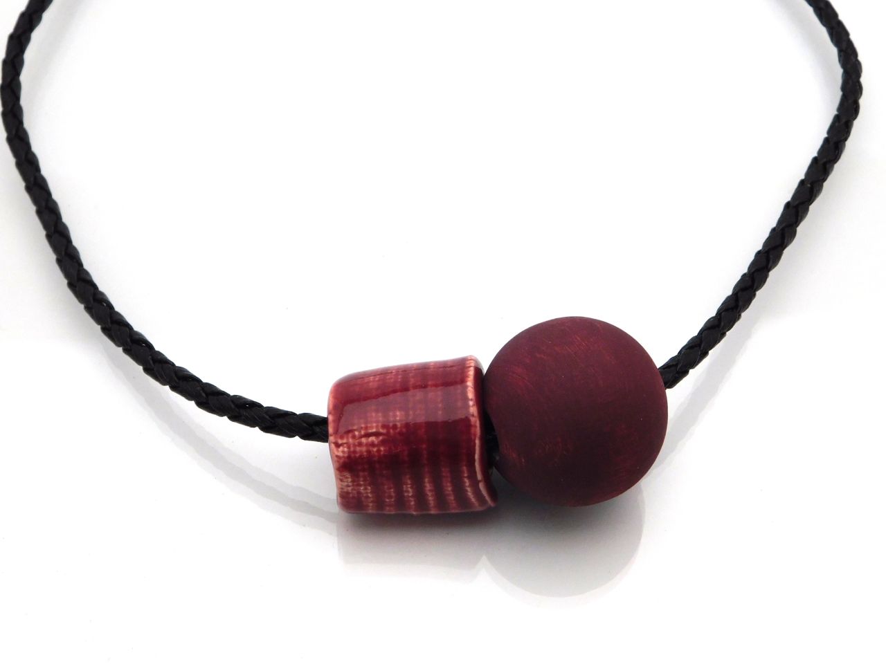 " Bordó forma " kerámia ékszer