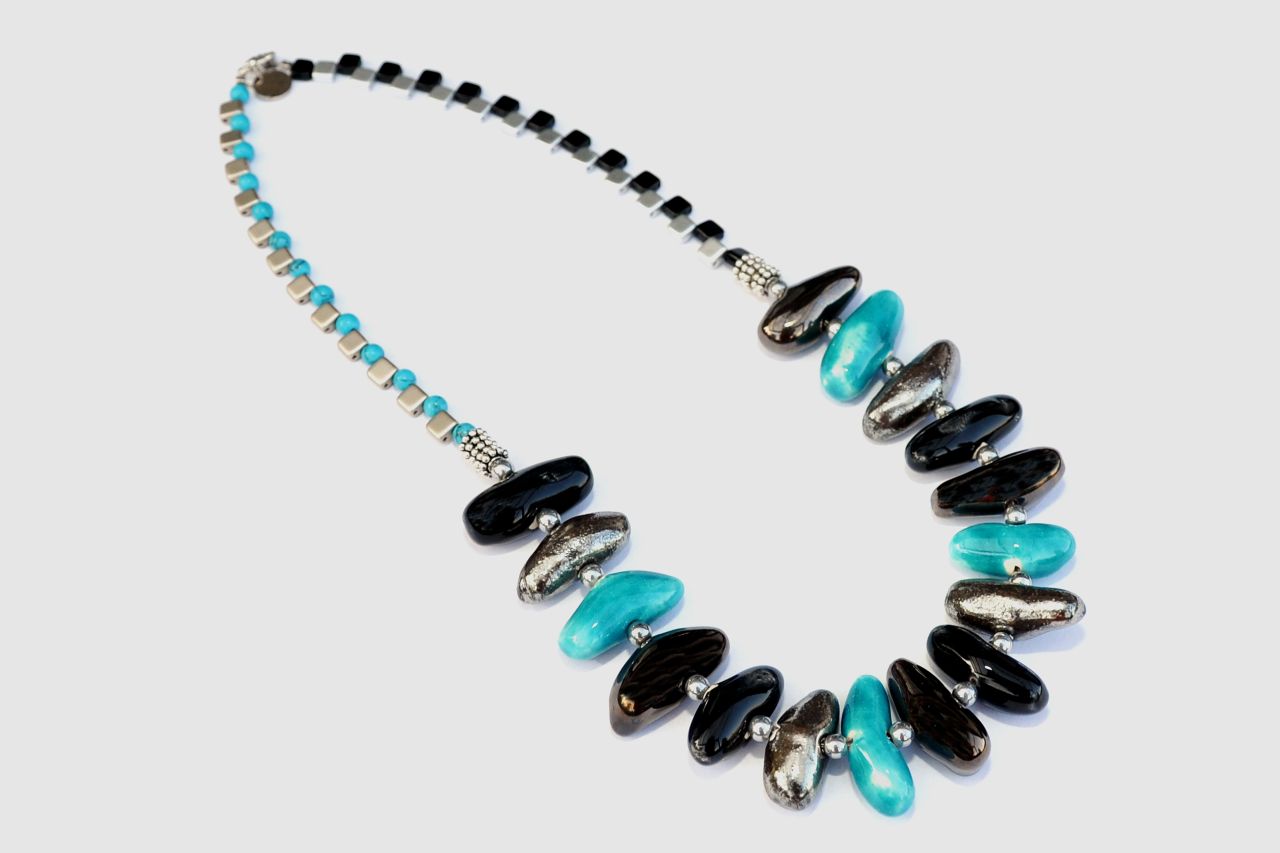 " Fémes színek " kerámia nyakék