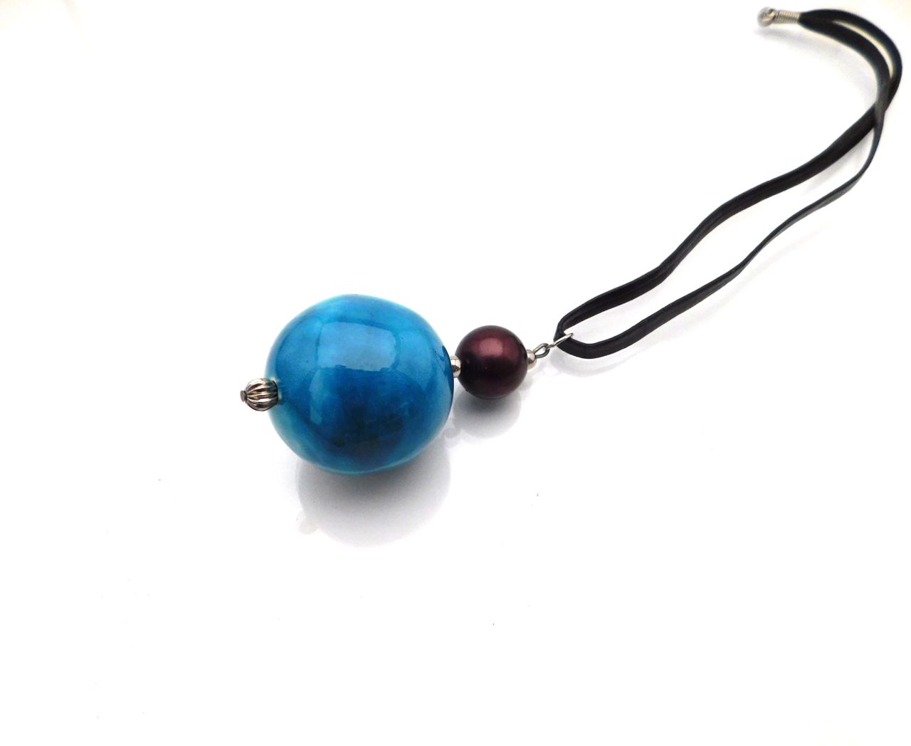 " Türkiz gömb " kerámia ékszer