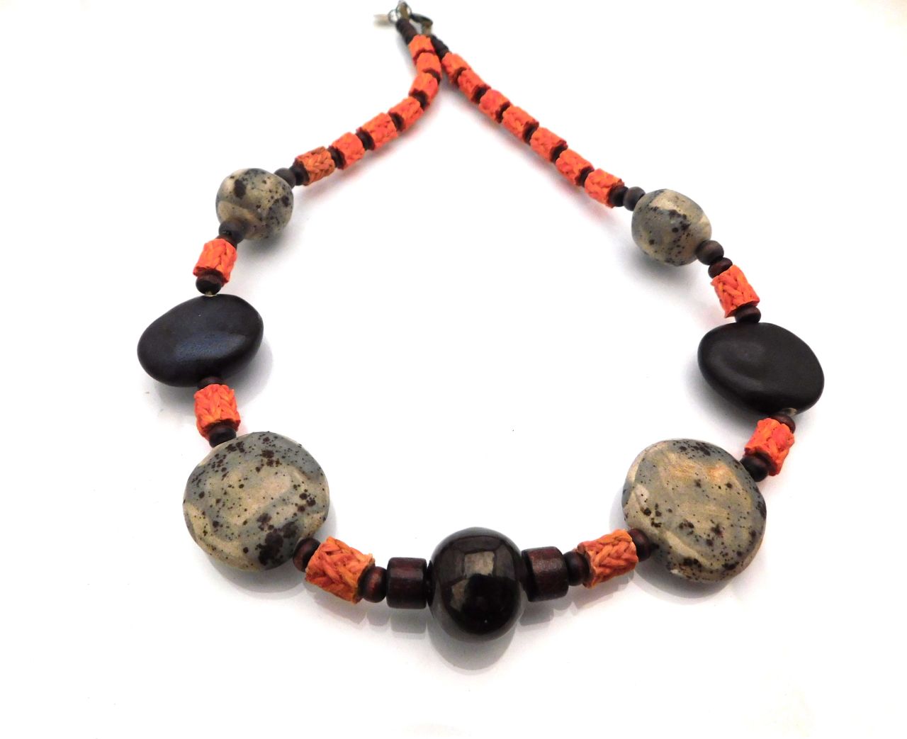 " Formák és kender " kerámia nyakék