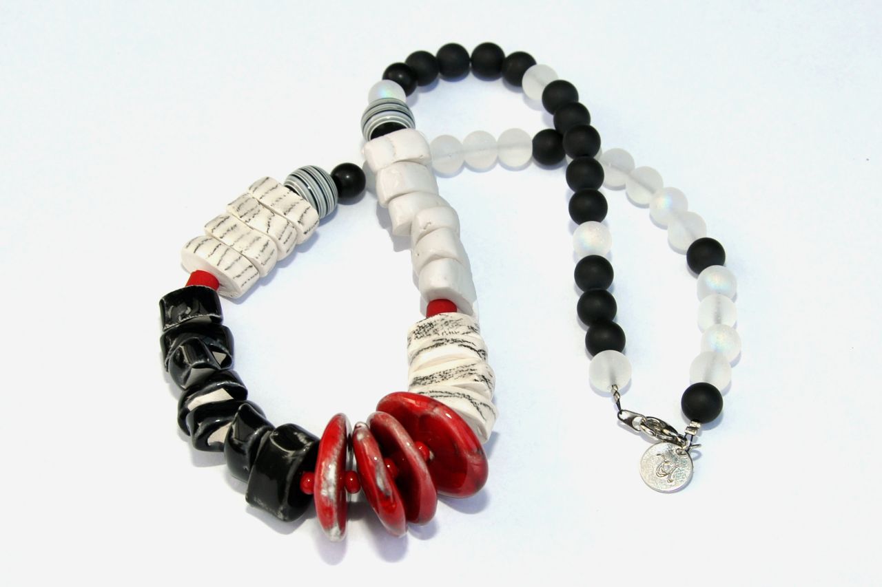 " Több színű " kerámia nyakék