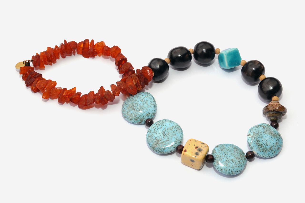 " Természet színei " kerámia nyakék